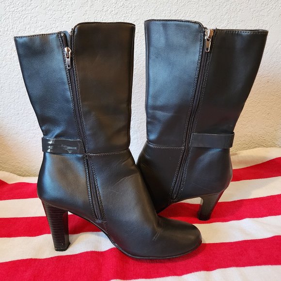 KAREN SCOTT WOMEN’S BLACK BOOTS SIZE 7.5 - Picture 6 of 8